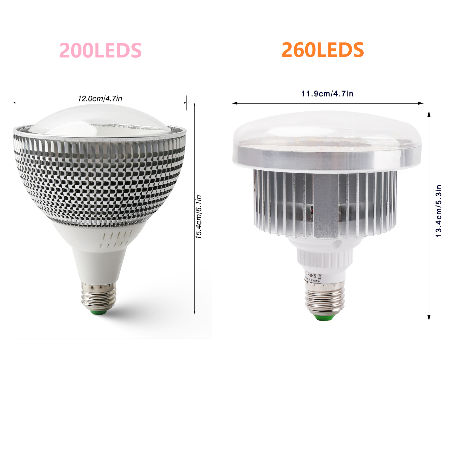 2Pack 150W LED Wachsen Licht Birne Volle Spektrum Fitolamp Anlage Wachsen Lampe E27 LED Beleuchtung für Blumen Pflanzen innen Wachsen Kasten