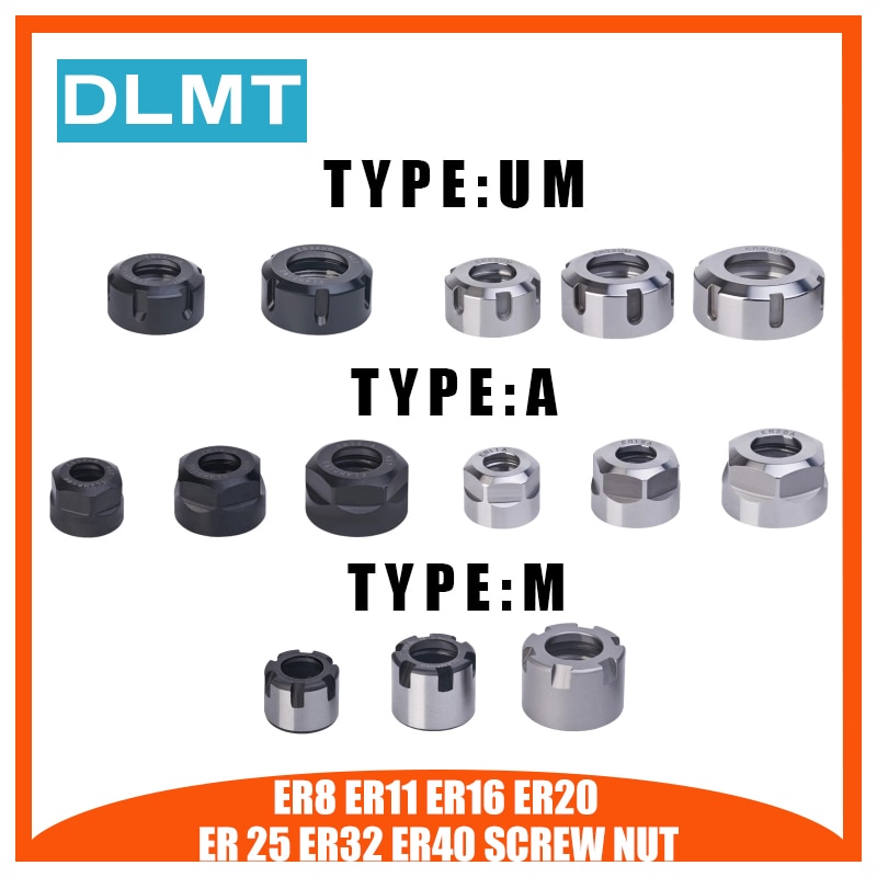 1 st  er8 er11 er16 er20 er25 er32 a/ m cnc-router gravering  er20 muttrar är hög precision maskin mutter er spännhylsa tillbehör reservdel