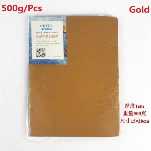 2019 nya 500g mjuk lera manuell giftfri e-skydd färg lera skulptur plasticine polymer barn student: N35