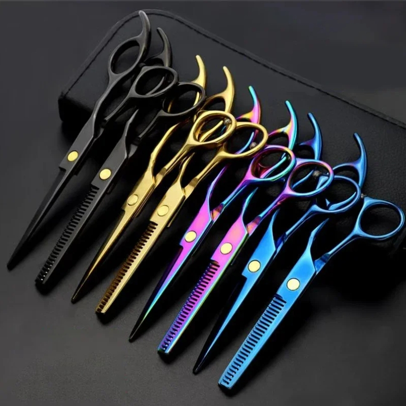 Frisørsaks barbertilbehør hårudtynding metalsaks tandsaks stylingværktøj klippesaks