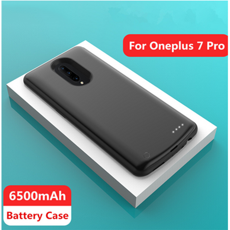 Neng Dunne Charger Case 6500Mah Voor Oneplus 7 7Pro Externe Batterij Case Shockproof Power Bank Opladen Power Cover Batterij case