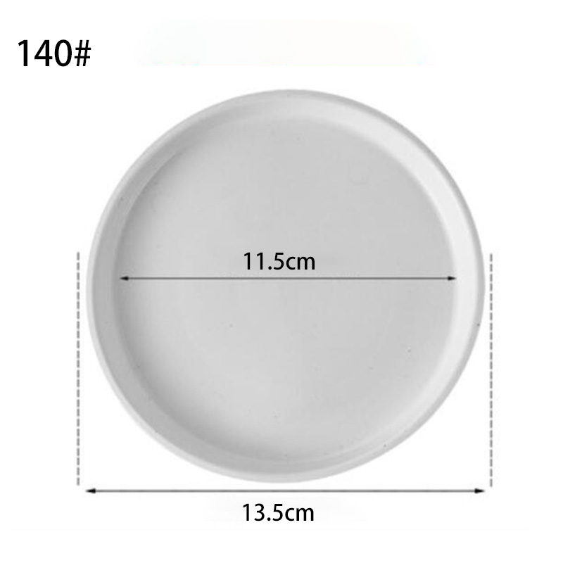 Plateau de Pot de fleur en plastique, 10 pièces, soucoupe de plante ronde goutte à goutte, plateaux de Pot de fleurs, Pot intérieur et extérieur, fournitures de jardin pour la maison D1: Orange