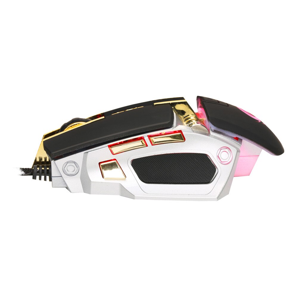 ZUOYA Gaming Mouse 4000DPI Adjustable Optical USB Wired Mouse Breathing Backlit Mice LED for PC Laptop Pro Gamer