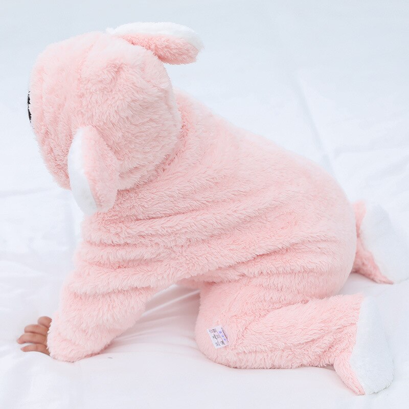 Pasgeboren Baby Winter Kleding Baby Baby Meisjes kleding soft fleece Uitloper Rompertjes pasgeboren-12 m Jongen Jumpsuit 7479