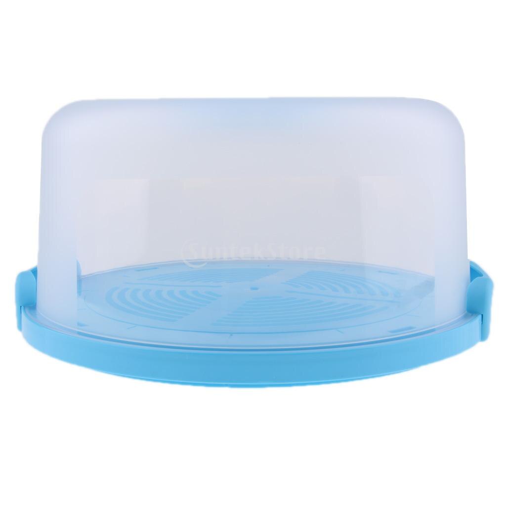 Clear Plastic Cupcake Cake Muffin Case Holder Container Box With Dome Cover Portable Cake Carrier Plastic Cupcake Container