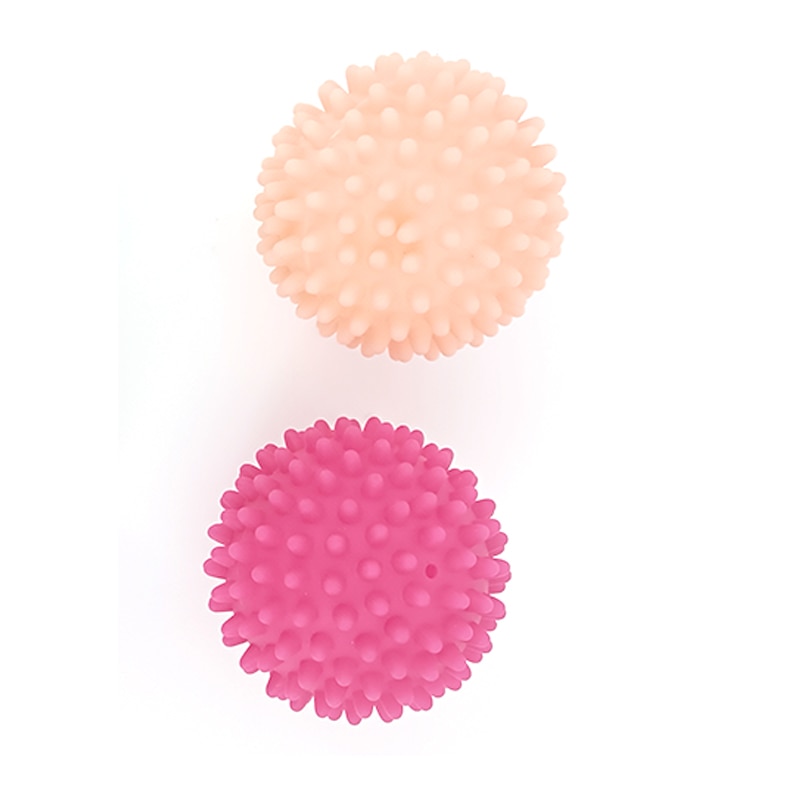 PVC Laundry Ball Reusable Clean Tools Laundry Washing Drying Fabric Softener Ball Dry Laundry Products Accessories Washing Ball: 2PCS