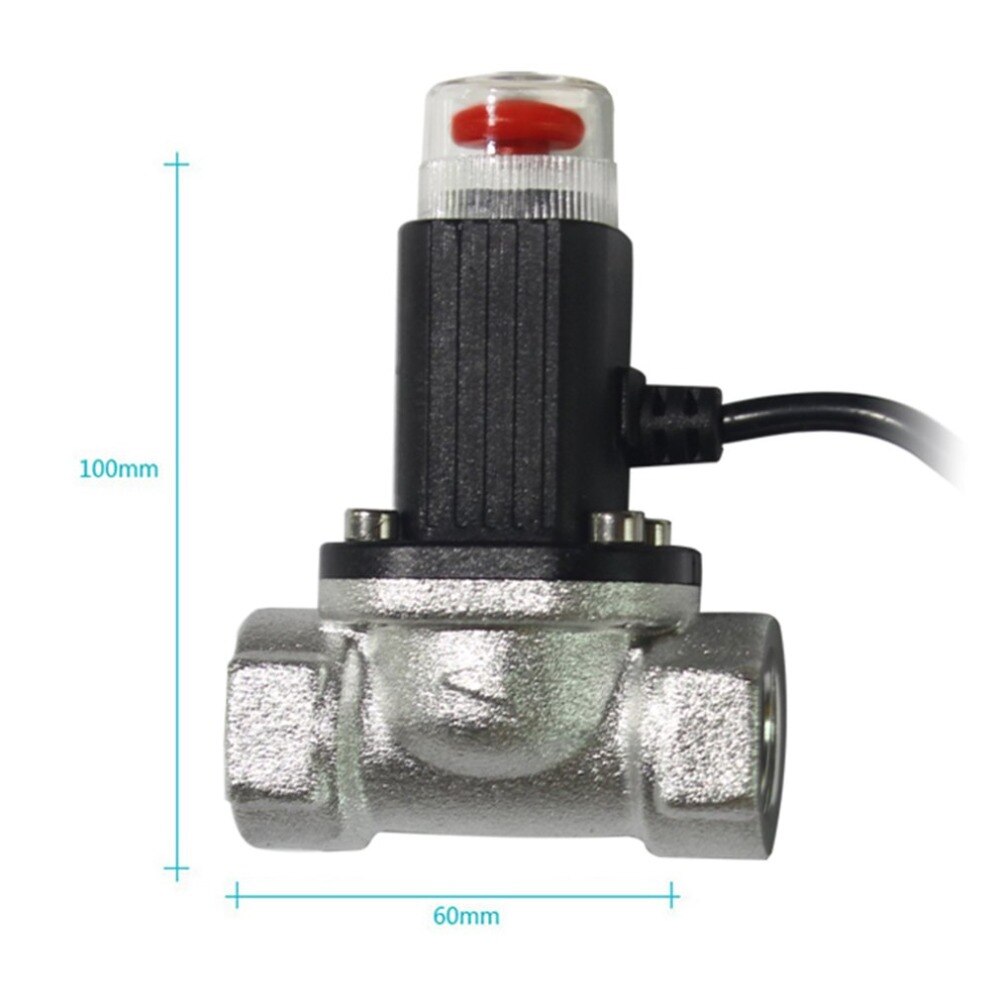 LPG Natural Gas Emergency Shut Off Solenoid Valve DC9V-12V For Home Security Alarm System For Alarming Leak Gas Pipeline