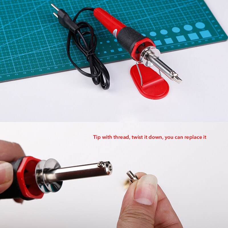 26 st elektriskt lödkärl kalebass träskiva målningsverktyg multifunktionellt blommets gravyr träförbränning diy kit eu/uk/us