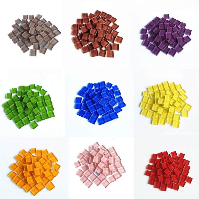 Micro Glas Tiny Mini Mozaïek Tegel DIY Hobby Kinderen Handgemaakte Crystal Gratis Stone Craft Materiaal Creativiteit