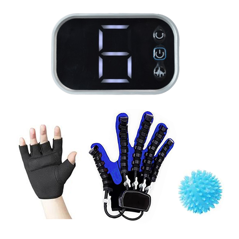 Intelligente Massage Handschoenen Beroerte Hemiplegie Revalidatie Handfunctie Robot Handschoenen Revalidatie Training Handschoen Vingerverzorging: Rose Red / meerdere grootte sml