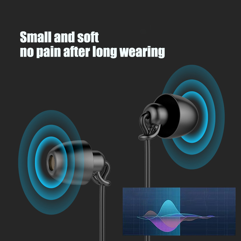 Sovehovedtelefoner in-ear støjreduktion og lydisolering kablede hovedtelefoner kablede headset ørepropper til xiaomi huawei samsung