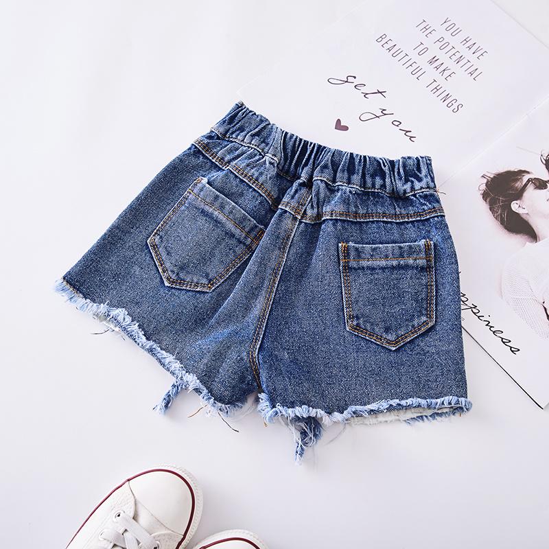 Babyinstar Girls Denim Shorts Kids Wear Short Summer Girls Holes Shorts Pants Children Clothes Shorts Jeans