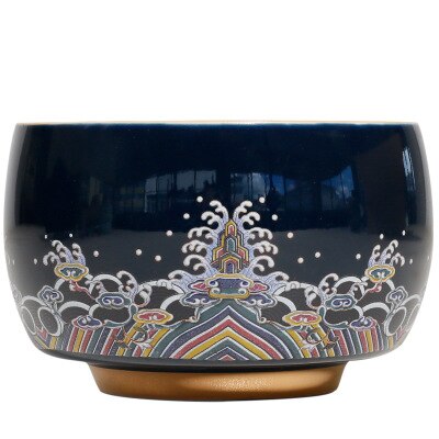 Emaille Zen Meister Tasse Tee Tasse Keramik Tassen Tee Tassen Bahre Kung Fu Tee Becher Whiskey Glas Getränk Tasse Keramik Tee-einstellen Hause