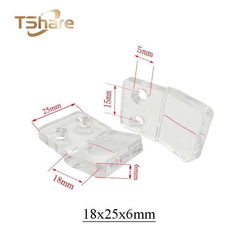 5 Pcs 18*25*6 and 30*25*7 Magnifying Glass Magnifying Lens for Sliding Table Saw: 18X25X6mm