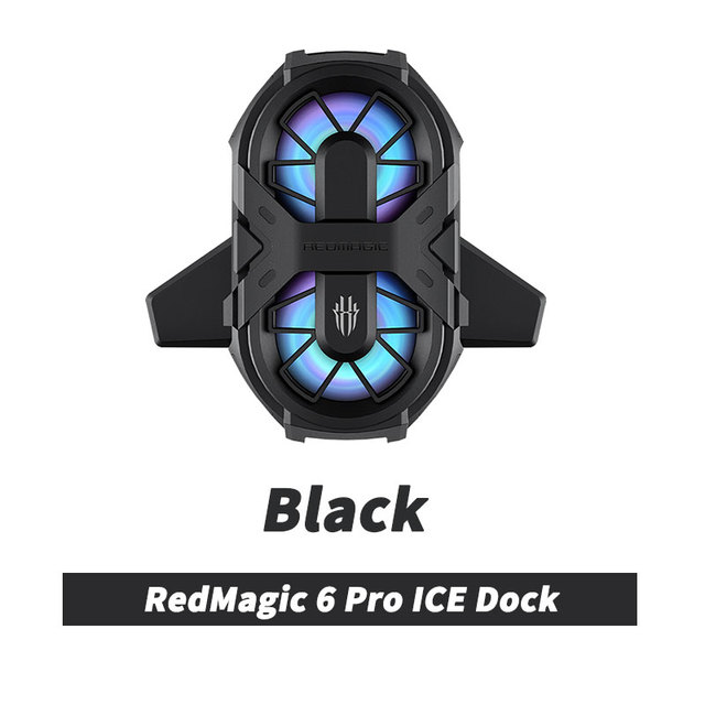 Original Nubia RedMagic 6 Gaming Phone Dual Core Fan Cooler for Red Magic 6 Pro ICE Dock Redmagic 6S Pro cooling back clip: For RedMagic 6Pro