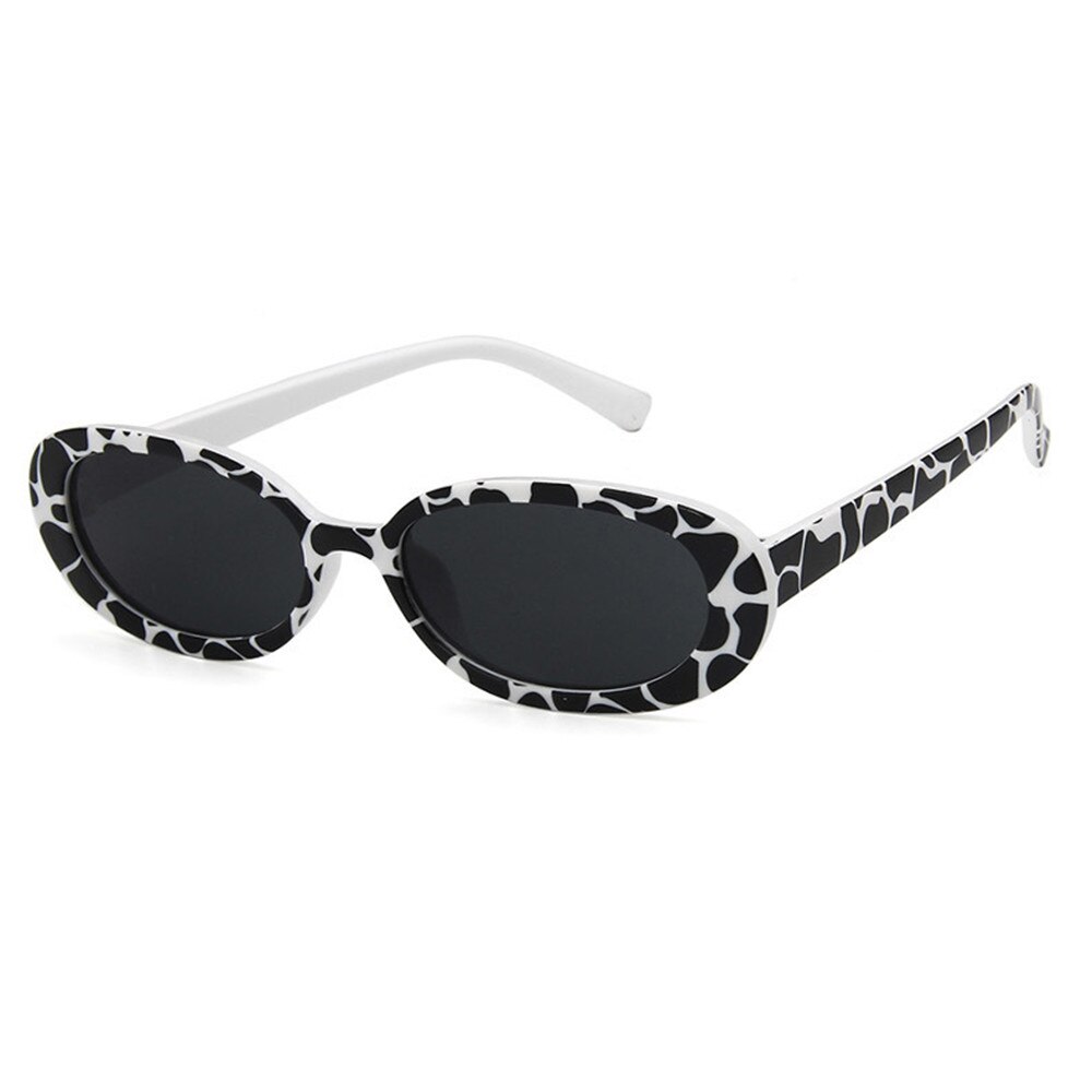 Gafas de sol con montura ovalada pequeña para mujer, anteojos de sol femeninos de estilo Retro Elipse, con protección UV400, gafas de senderismo para exteriores: C01