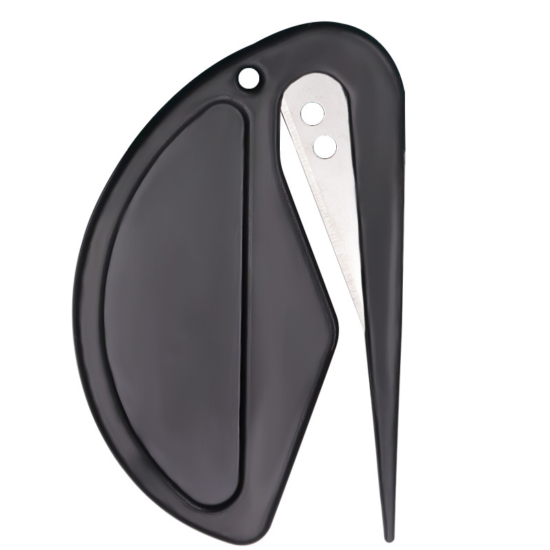 1 Piece Letter Opener Envelope Mail Slitter With Razor Wrapping Cutter Box Opener Safe Mail Opener For Home Office Envelope: WHITE