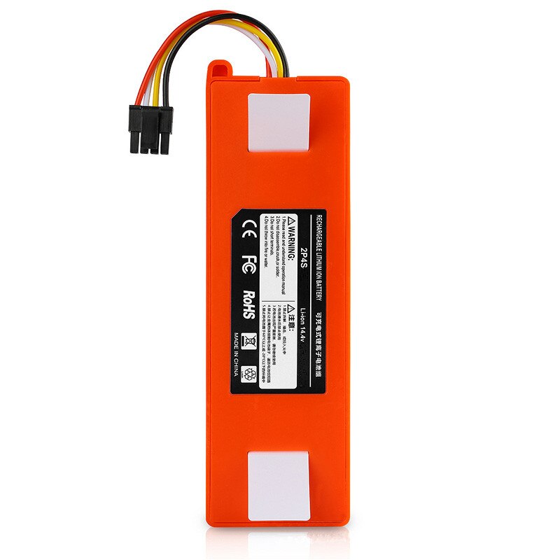 Robot dammsugare ersättningsbatteri för xiaomi robot roborock  s50 s51 s55 reservdelar tillbehör li-ion batteri 9800 mah