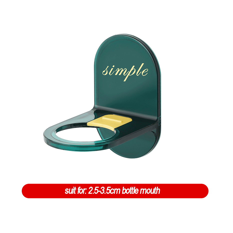 Square Plastic Refillable Soap Dispenser Shampoo Body Lotion Hand Dish Soap Pump Dispenser Bottle for Kitchen Bathroom: hook-dark green