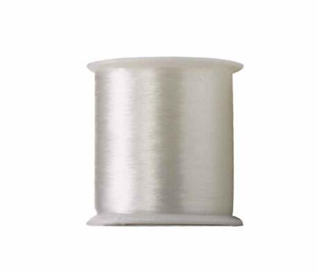 100M Nylon Thread Inelastic Wire Bracelet Jewelry Cord String Thread DIY Embroidery Sewing Tools 0.13mm: Dark Grey