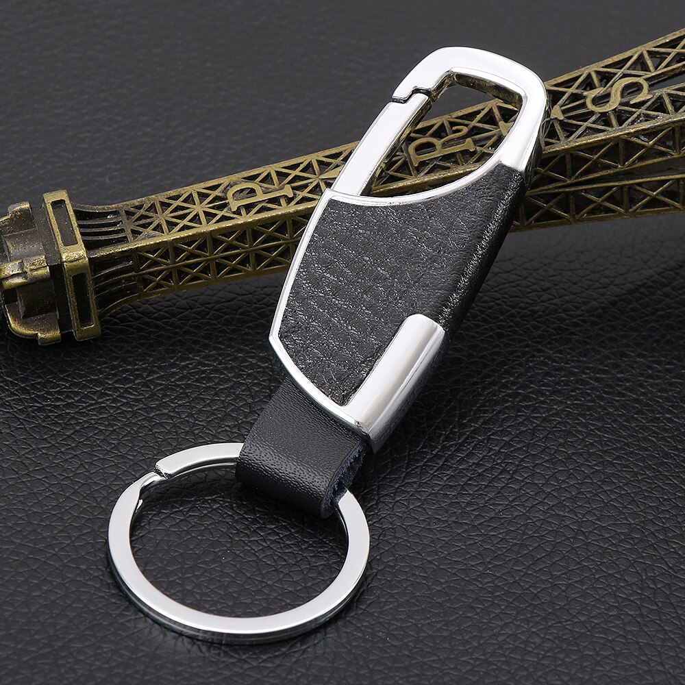 Metal Leather Keychain For Mitsubishi RalliArt Lancer 10 Asx Ralli Art Auto KeyRing Keychain Accessories