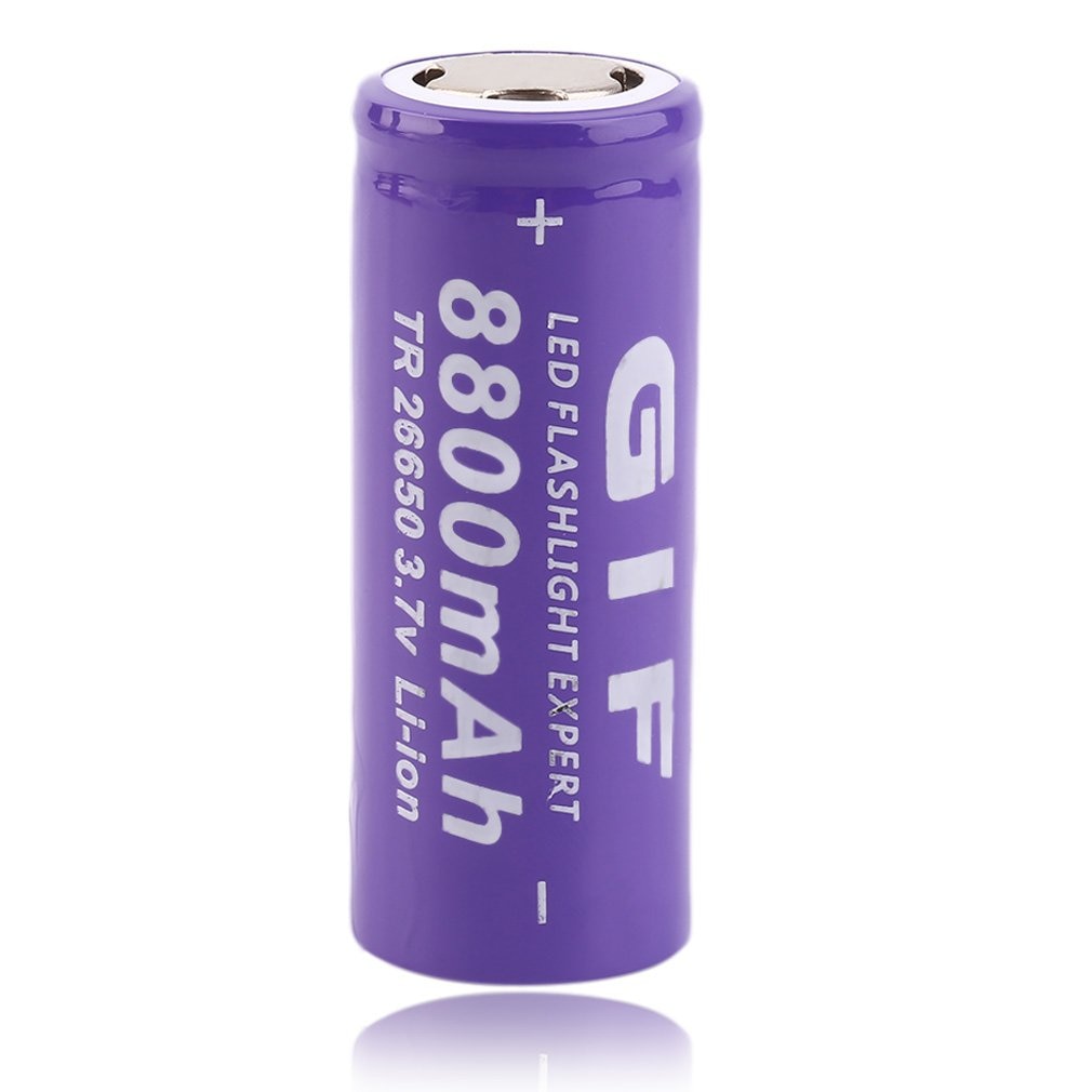 3.7V 26650 8800Mah Li-Ion Oplaadbare Batterij Voor Led Zaklamp Zaklamp Li-Ion Zaklamp Veilig En Milieuvriendelijk