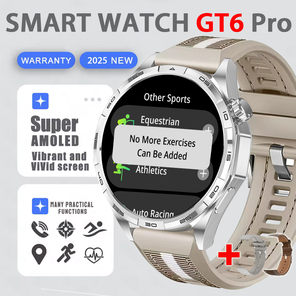 accorto guarda GT6 pro (2025) GPS AMOLED HD da 1,50 pollici Promemoria messaggio Chiamata Bluetooth Frequenza cardiaca 4 GB Smartwatch Riduzione 100%: verde