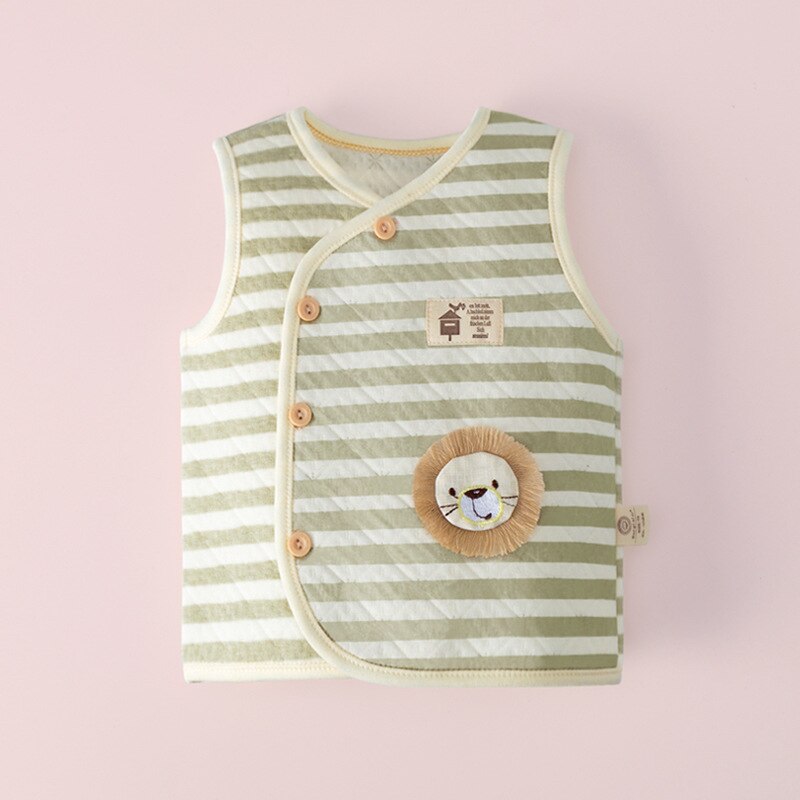 0-24M Baby Buik Vest Katoen Herfst En Winter Baby Dieptepunt Mouwloze Jongens En Meisjes Pasgeboren Kinderen Herfst vest Kleding