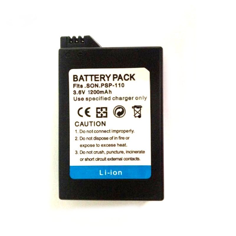 3,6 V 1200mAh PSP-110 PSP-S110 PSP110 Li-Ion Akku + AC Ladegerät für Sony PSP1000 PSP-1000 1001 1002 1003 1004 1005 1006