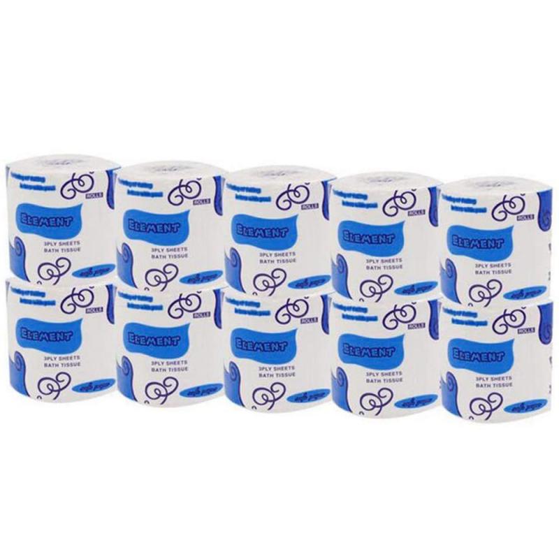 1-10 rollos suaves Premium 3-papel higiénico de capa cuarto de baño papel de seda lavabo, inodoro toallas de papel hogar servilleta de cocina uso