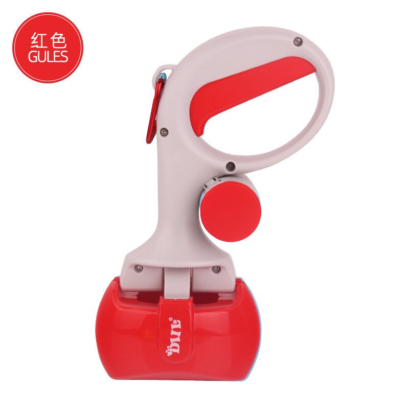 Pet Dog Poop Scooper Easy Pick Up Outdoor Convenient Puppy Cat Waste Feces Pooper Picker Cleaner Poop Remove Clamp Cleaning Tool