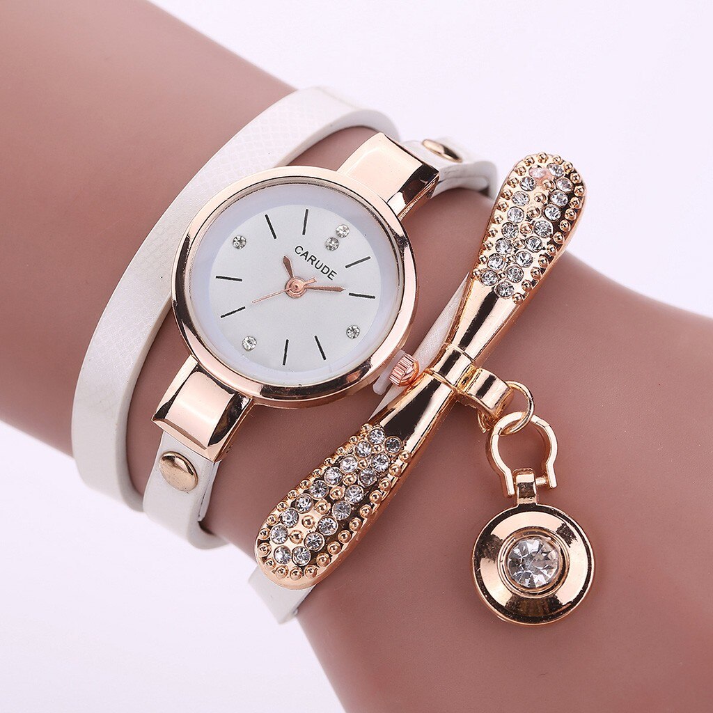 Relojes de pulsera para mujer, de cuarzo, analógico, de cuero, deportivo, digital, Zegarek Damski, n. ° 3