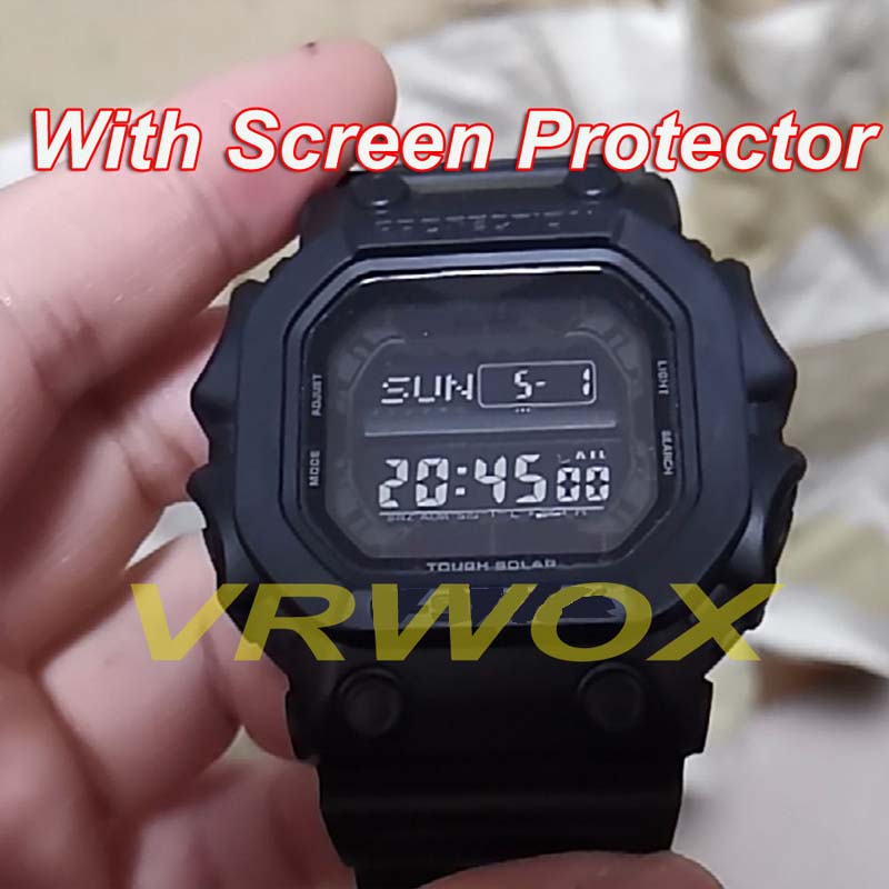 Tempered Glass For GW-M5610 GX-56 GBX-100 GBD-200 DW-5600 DW-6900 Watch Full Coverage Clear Anti-Scratch Screen Protector