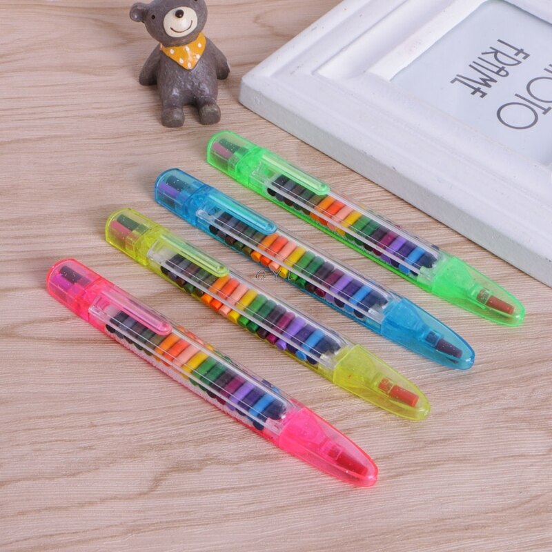 20 Colors Replaced Crayon Multi-color Kids Painting Pen Student Drawing Tools