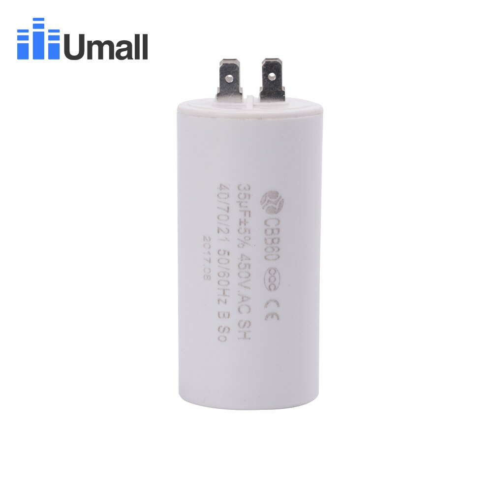 CBB60 450V 35uF running motor start capacitor for electric machine air conditioners washing machine 4 four pins