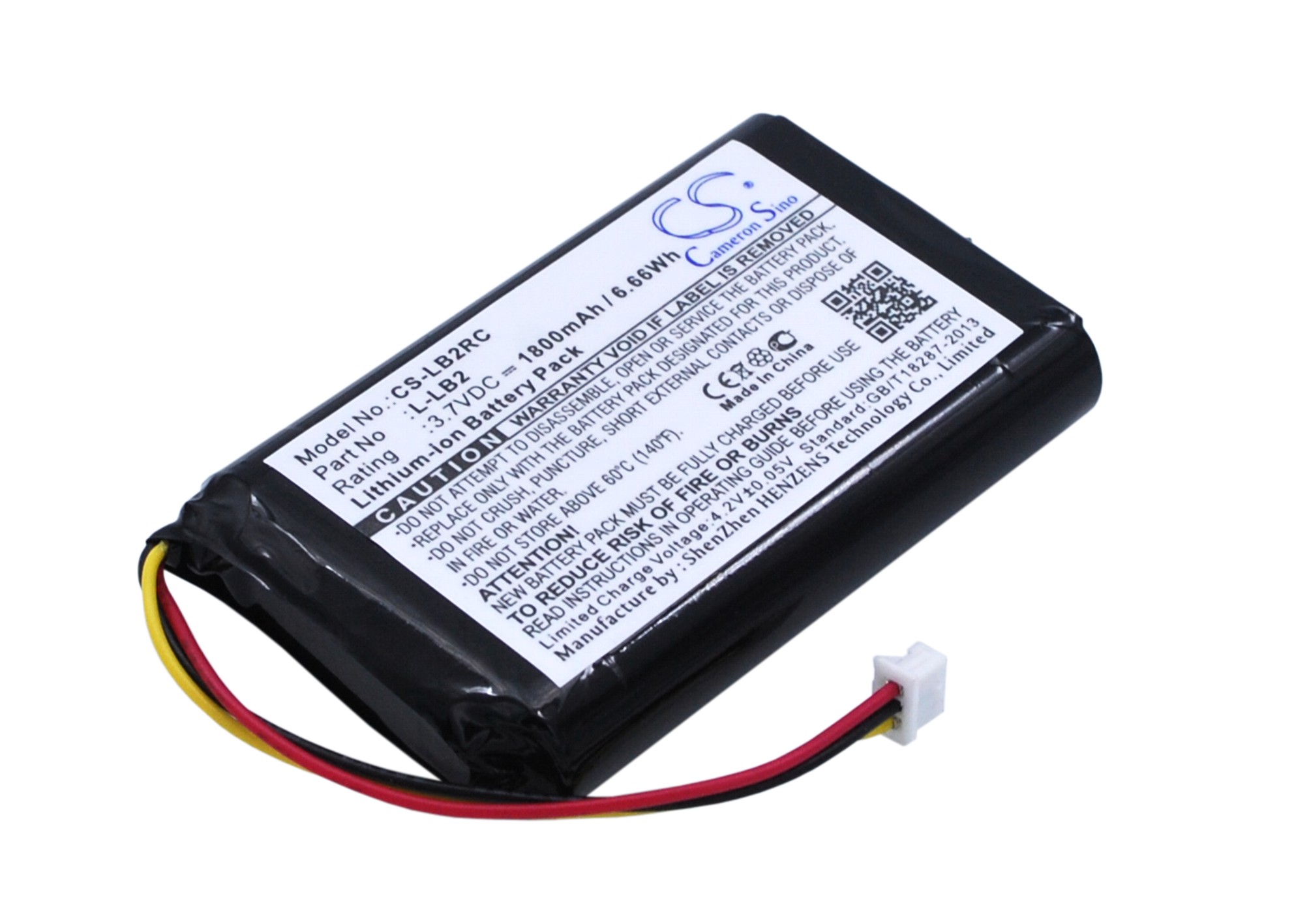 Batterie Cameron Sino 1800mAh pour souris sans fil Logitech M-RAG97, MX1000, 190247-1000, L-LB2