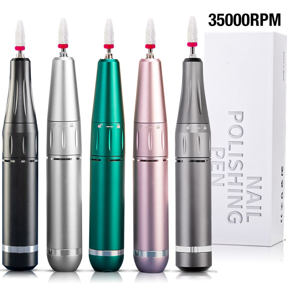 35000/20000RPM macchina per Manicure trapano per unghie fresa per Manicure accessori per Pedicure strumento per Nail Art punta per trapano per unghie