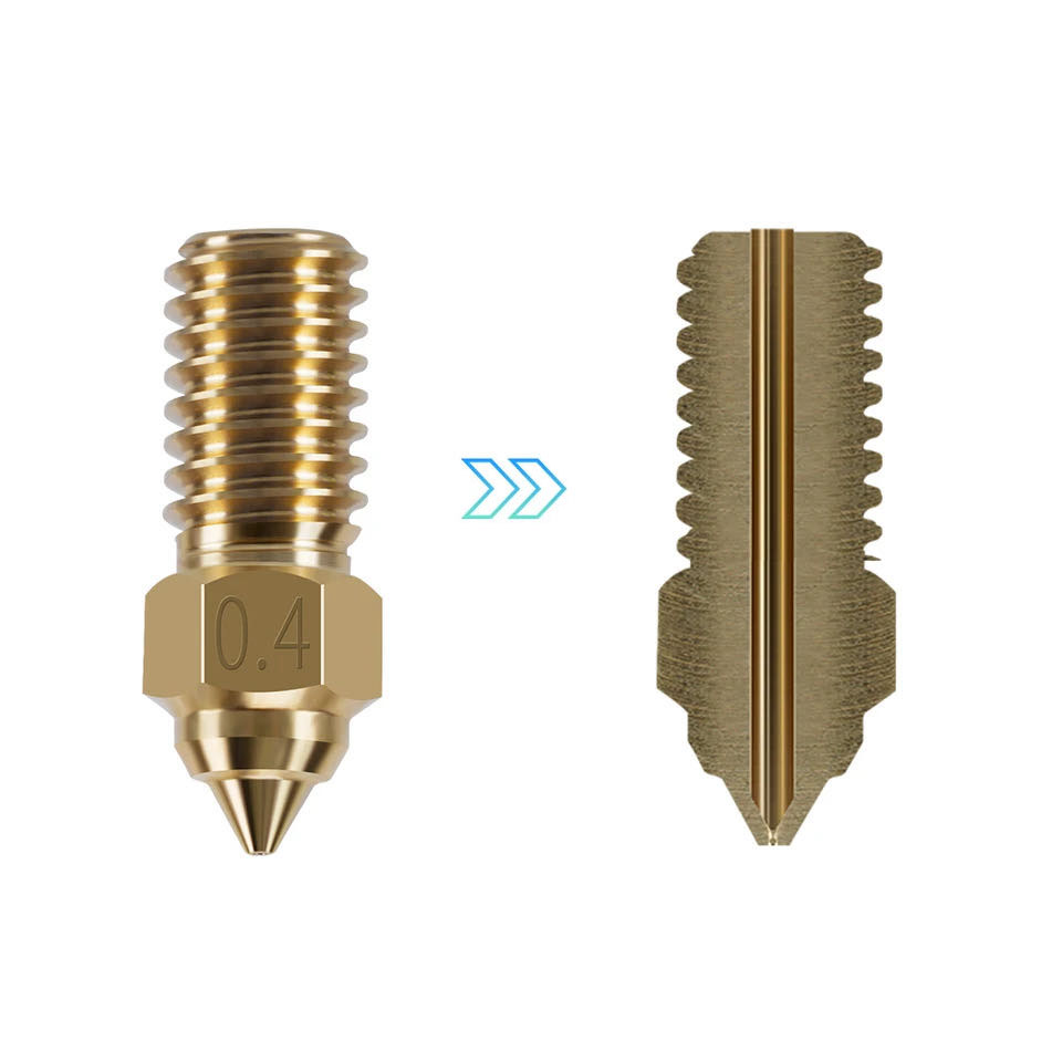 Nozzle For ELEGOO Neptune 4 Nozzle For Elegoo Neptune 4 pro Nozzles Brass Stainless Steel Hardened 0.2 0.4 0.6 0.8 1.0mm