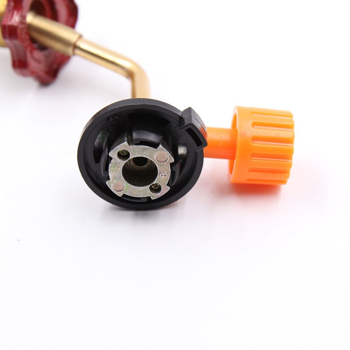 Utomhus camping gas butan cylinder tank påfyllning kontakt adapter ventil laddning påfyllningsbar adapter butan cylinder tillbehör