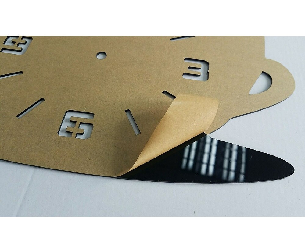 DIY Acrylic Kitchen Wall Clock Modern Coffee Cup Shape Digital Clock Wall Art Home Decor Hollow Numeral Clock