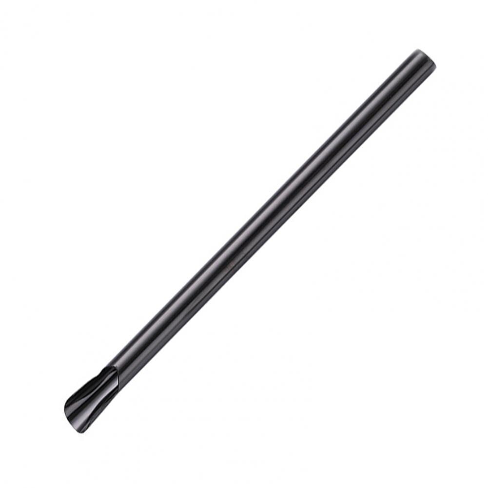 Drinking Straw Eco-friendly 2 in 1 Function Stainless Steel Colorful Drinking Straws for Home Party Supplies Bar Accessories: black