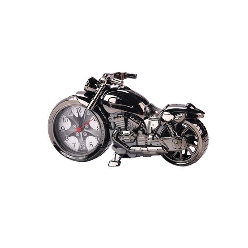 Lyxig vintage gammal stil kvarts väckarklocka motorcykel modell unik för motorälskare barn: 2