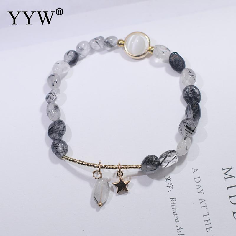 Roze kristallen armband persoonlijkheid meisjesarmband all-match armband voor dagelijks gebruik of matchende kleding maat ca. 16.8cm