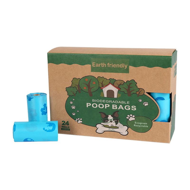 Thick Biodegradable Dog Poop Bags Leak-Proof Pet Waste Bag Refills Trash Bags