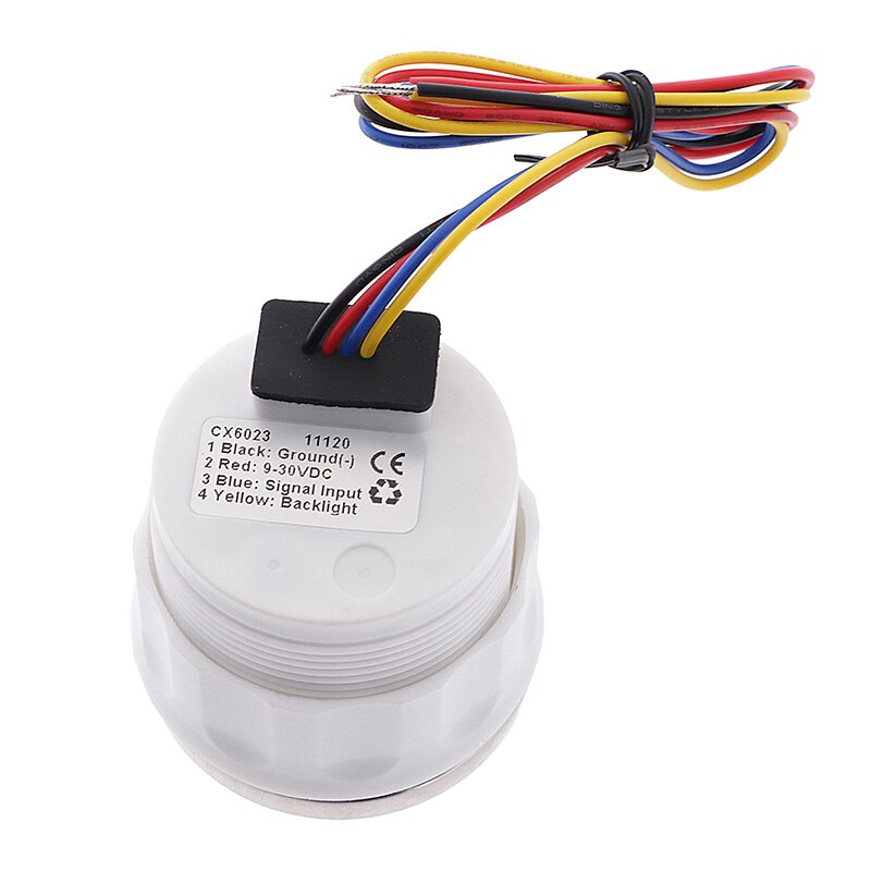 Digital Oil Temperature Gauge With Alarm Waterproof 50~150 Celsius 52MM Boat Oil Temp Gauge With Red Backlight 9-32V