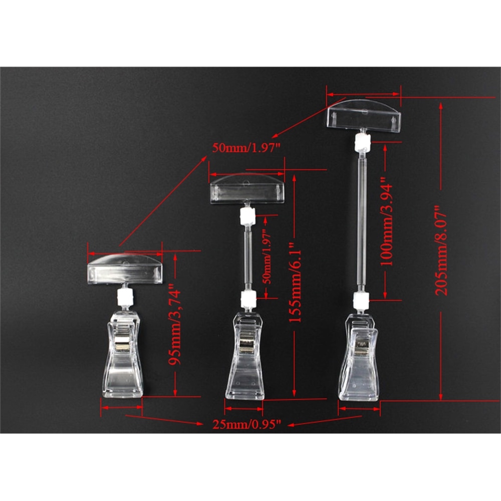 Pop Price Clip Sign Clip Name Card Display Price Label Tag Holder Label Holders Merchandise Advertising Photo Clip