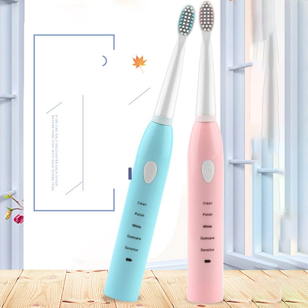 Powerful Sonic Ultrasonic Electric Toothbrush Usb Charging Rechargeable Toothbrush Washable Electronic Whitening Toothbrush 3C