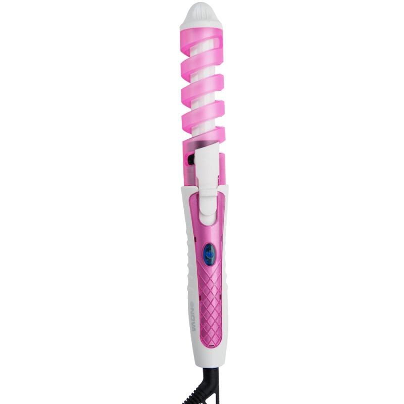 Rizador de pelo eléctrico de cerámica en espiral, 1 unidad, automático: Purple / US