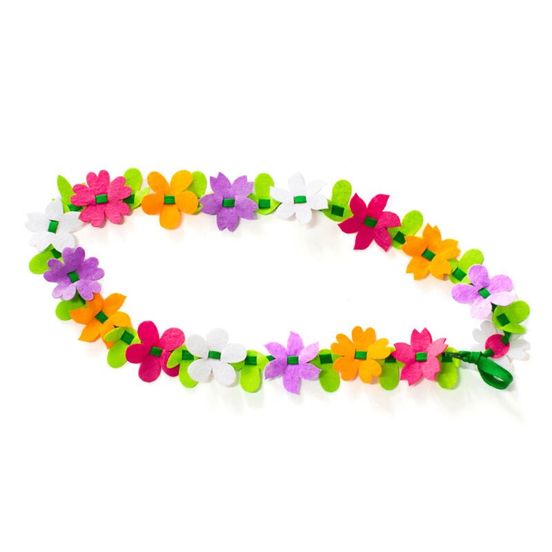 DIY Non-woven Necklace Flower Wreaths Handmade Craft Toys Kids DIY Material Bag Children&#39;s Day