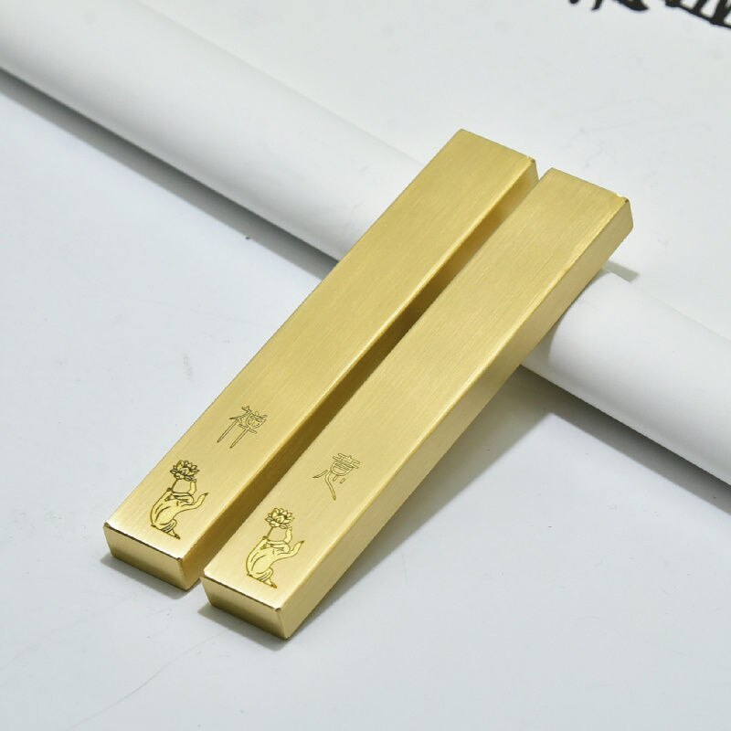 Brass Paperweights Carving Pattern Paperweights Writing Paperweights Xuan Paper Paper Weight Student Supplies
